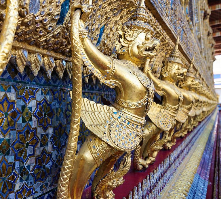 Picture of ornate design in Thai Temple