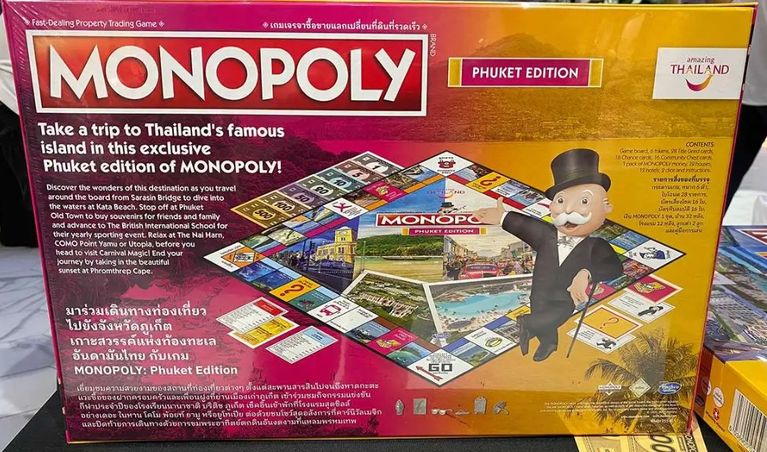 photo of the Phuket edition of Monopoly