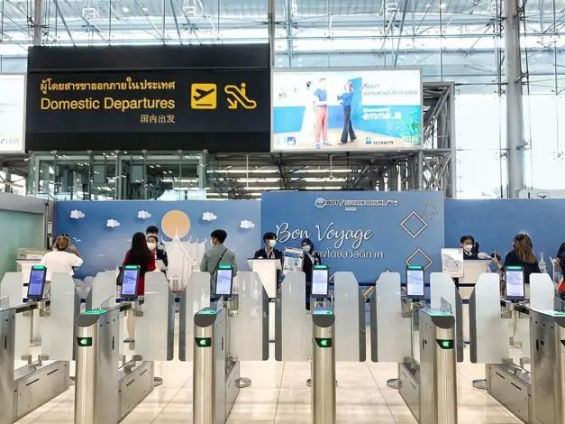 photo showing Bangkok’s Suvarnabhumi Airport Passenger Validation System 