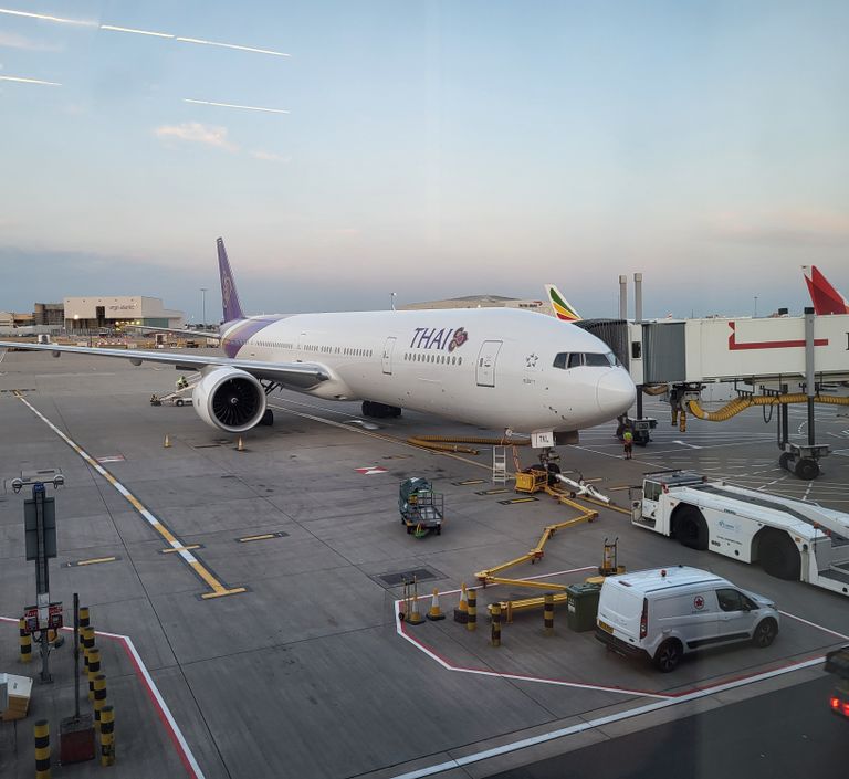 image showing Thai Airways plane